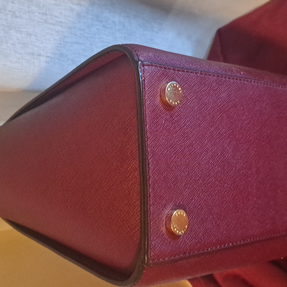 Michael Kors Burgundy Satchel or Crossbody Excellent Condition Like New - Picture 6 of 12